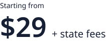Starting from $29